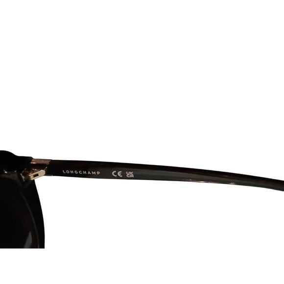Longchamp Sunglasses LO 670 S 001 Black*Cat Eye*NEW in case with cloth - Picture 6 of 7